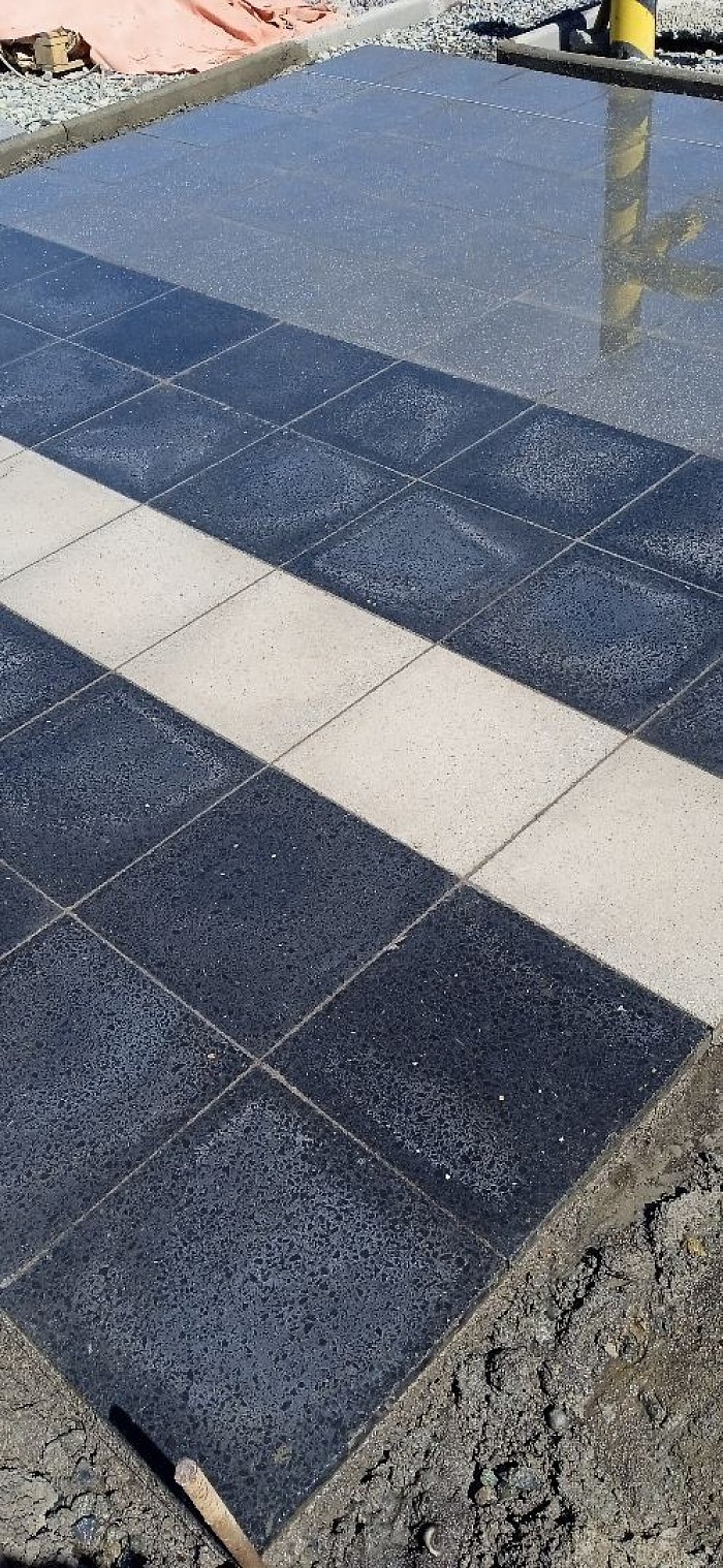 Instalación de baldosas antideslizante